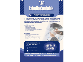 Contadora Pública en  Paraná - Asesoría integral