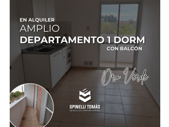 ALQUILAMOS AMPLIO DEPARTAMENTO DE 1 DORM FRENTE A FACULTADES