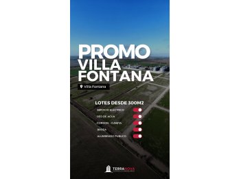OPORTUNIDAD LOTEO EN VILLA FONTANA