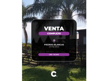COMPLEJO DE CABAÑAS A LA VENTA (PIEDRAS BLANCAS)