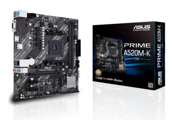 Placa Madre Asus Prime A520m-K Am4 Ddr4 M-atx