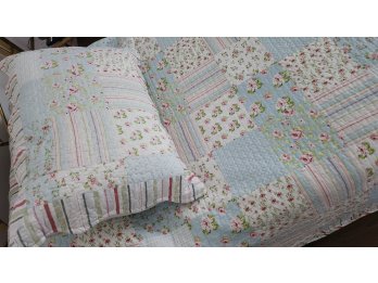 Colcha con funda para almohadon