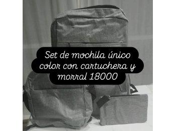 Mochila con cargador