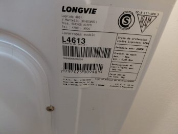 vendo lavarropa lonvig