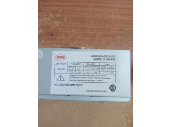 Fuente para PC SHRE 600W con Conector de 6 Pines