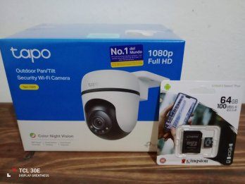 Camara IP tplink tapo c500 + Sd kingston 64 gb