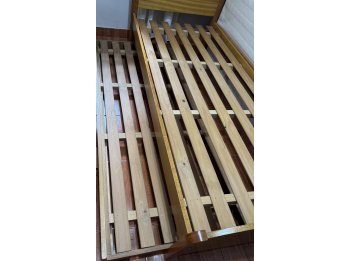 CAMA MARINERA DE CEDRO CON COLCHÓN SUPERIOR INDUCCOL