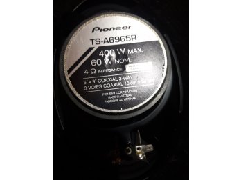 LUNETA ACUSTICA GOL TREND CON TRIAXIALES PIONNER