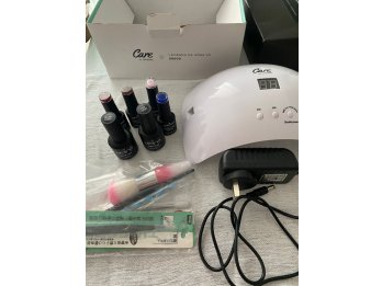 Lámpara de uñas UV S8000. Care by GADNIC + colores + top coa