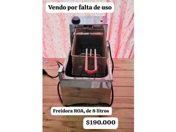 freidora ROA, de 8 litros