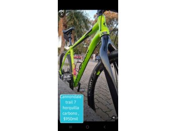 Liquido cannondale trail 7 horquilla carbono