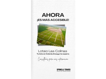 Venta de terrenos en Colonia Ensayo - Loteo Las Colinas