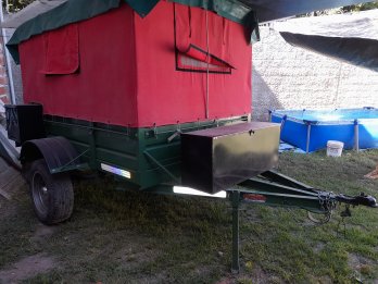 Vendo trailer 1 eje para 2 toneladas