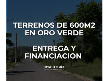 Grandes terrenos en Oro Verde, rodeados de tranquilidad!