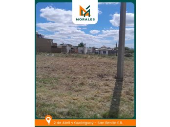 VENDO TERRENO SAN BENITO POSIBILIDAD DE FINANCIAR