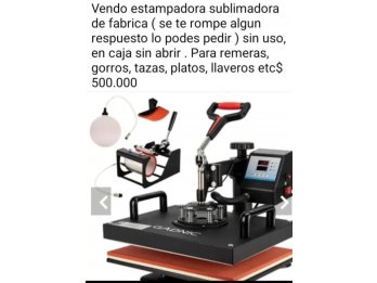 Estampadora/ sublim de fabrica, nueva sin abrir