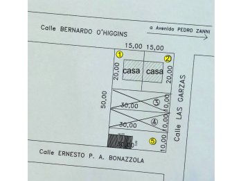 lote en esquina Barrio Gazzano