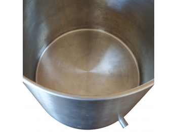 Olla de acero inoxidable 100L, con cupla de 1/2"