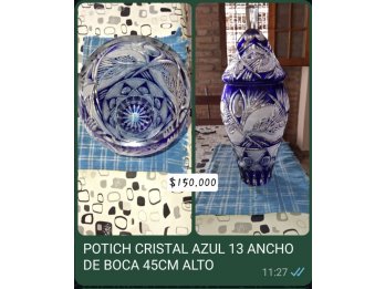 POTICH CRISTAL AZUL