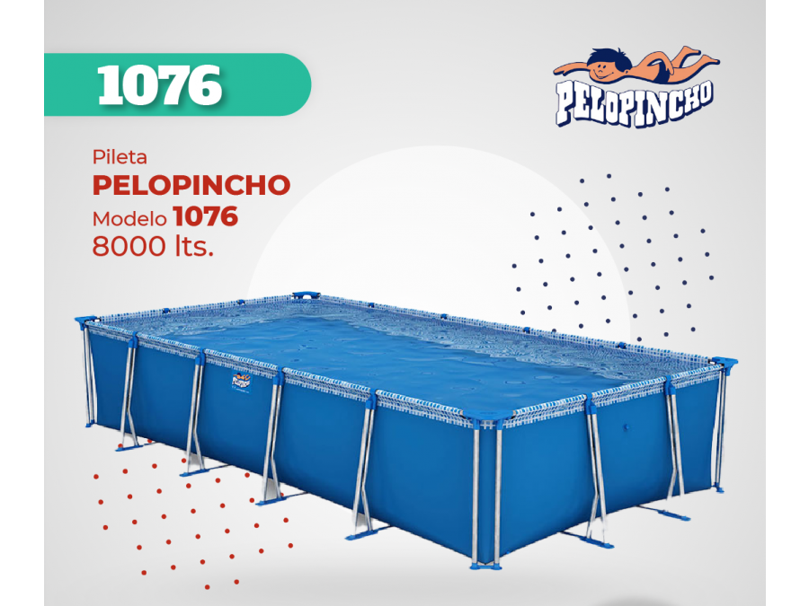 Pileta Pelopincho 1076 con capacidad de 8000L Usada