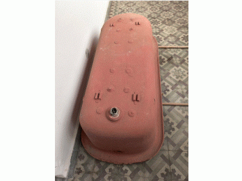 VENDO BAÑERA ANTIGUA, FUNDICIÓN ENLOZADA BLANCA–BUEN ESTADO