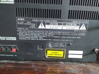 Equipo AIWA CX-57U