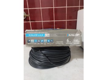 Cable 6mm2, de alta calidad marca KALOP clase 5.