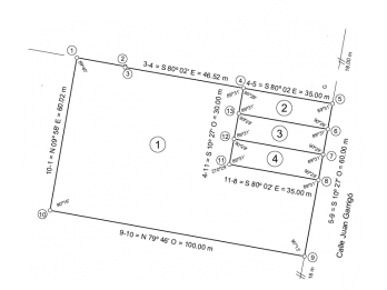 En Venta - LOTE 350M2 - Calle Garrigo - U$D18.000