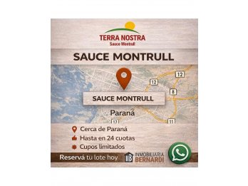 📍 SAUCE MONTRULL - LOTEO TERRA NOSTRA