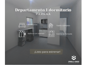 DEPTO 1 DORMITORIO EN  VENTA