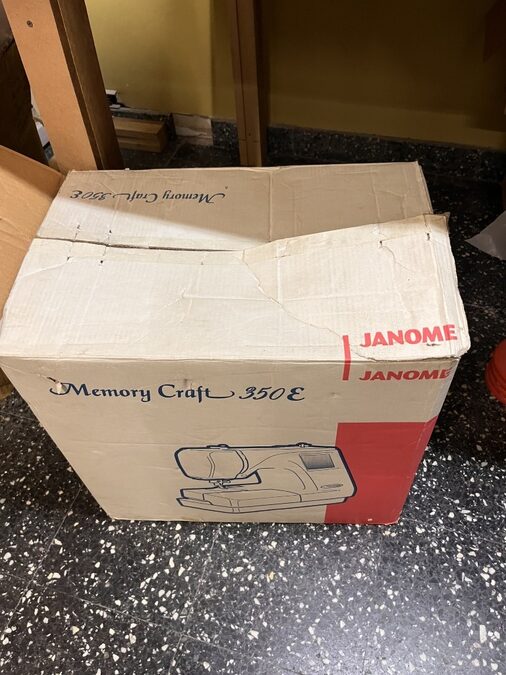 MAQUINA BORDADORA JANOME 350e -EN SU CAJA