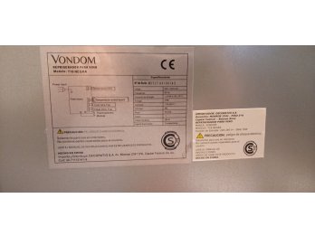 CAVA VONDOM NEGRA T18. Muy poco uso!!!