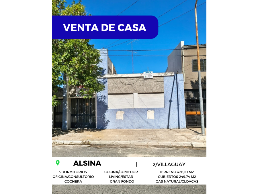 🏠 VENTA de GRAN CASA - ALSINA, PARANÁ 🛠️