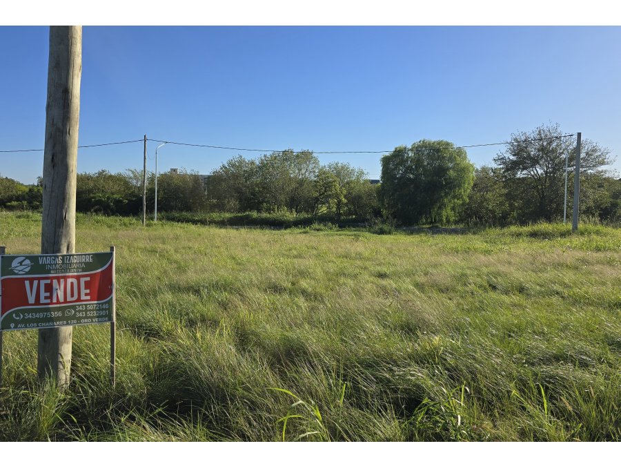 Lote en Oro Verde loteo De Sol a Sol terreno cercano al poli