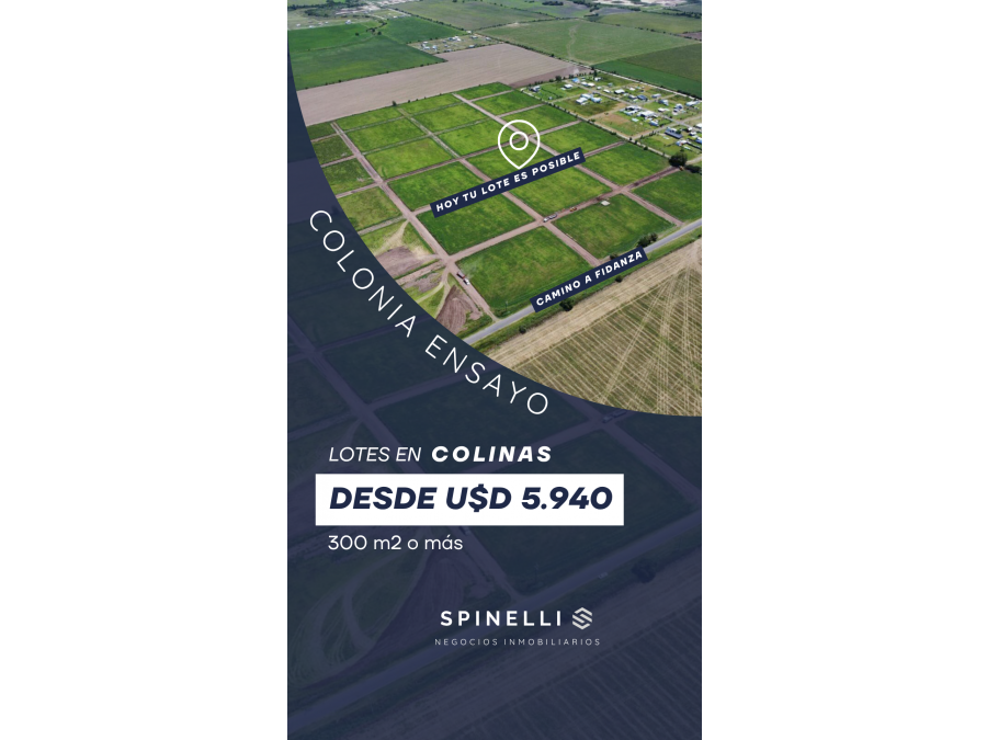LANZAMIENTO LAS COLINAS – LOTES DESDE 300m² | INVERSIÓN REAL