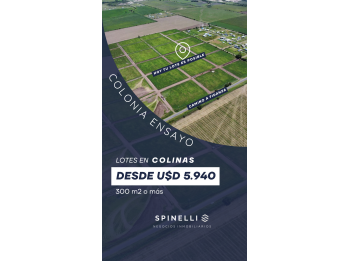 LANZAMIENTO LAS COLINAS – LOTES DESDE 300m² | INVERSIÓN REAL