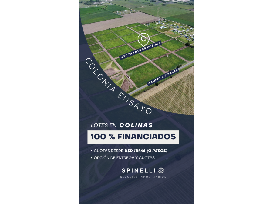 LANZAMIENTO LAS COLINAS – LOTES DESDE 300m² | INVERSIÓN REAL
