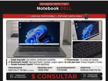 Dell Latitude 7430 2en1 Escucho ofertas de contado