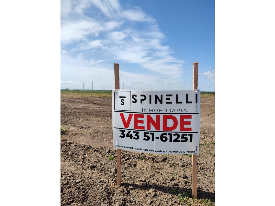 Se venden últimos terrenos a precio promocional en Oro Verde