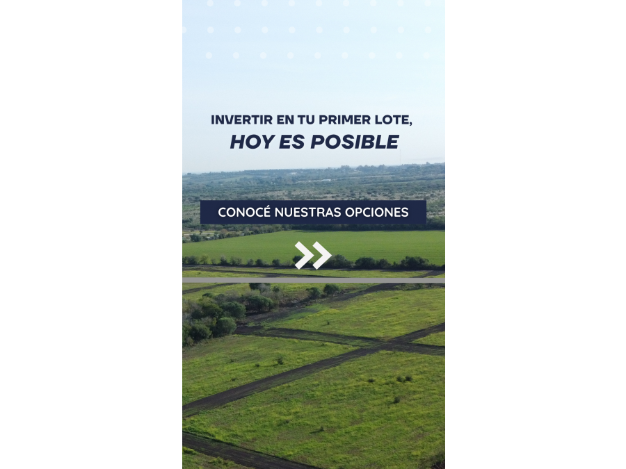 LOTE PROPIO SIN AHORROS – INVERSIÓN Y VIVIENDA | ORO VERDE Y