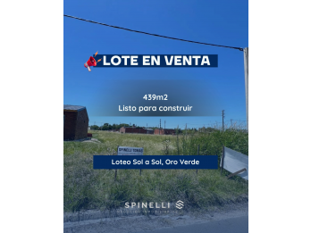 TERRENO EN VENTA EN ORO VERDE