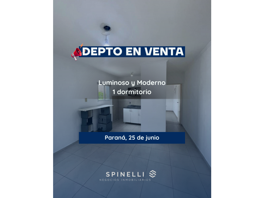 LUMINOSO DEPTO EN VENTA