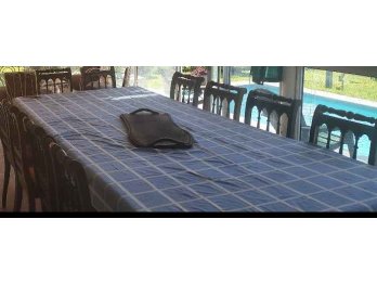 Mesa Comedor..Estilo Antiguo con 12 Sillas