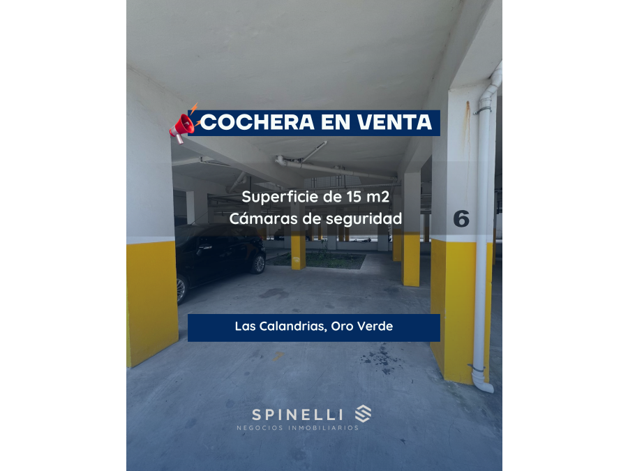 COCHERA A PRECIO INPERDIBLE