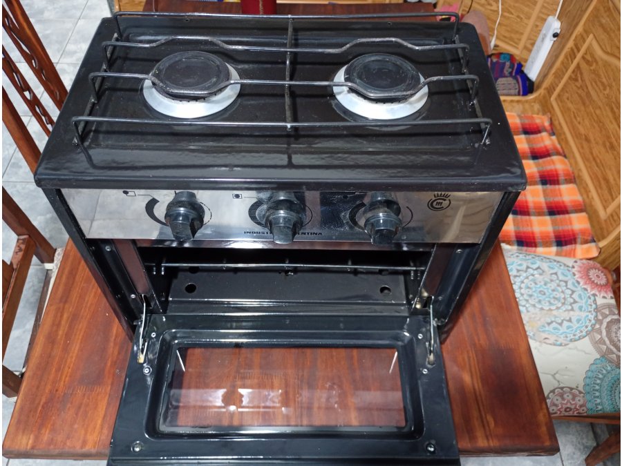 Anafe 2 hornallas y horno