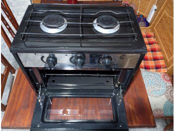 Anafe 2 hornallas y horno