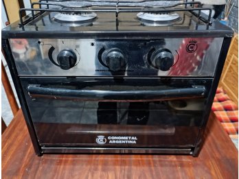 Anafe 2 hornallas y horno