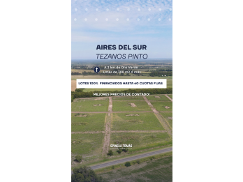 OPORTUNIDAD DE TENER TU LOTE | 100% FINANCIADO
