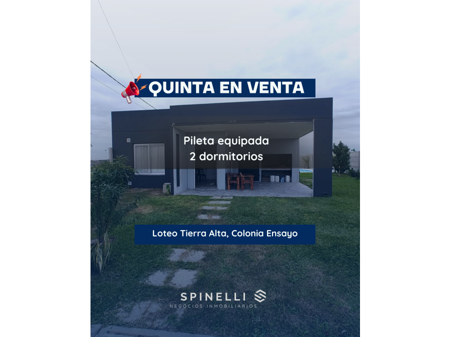 MODERNA Y LUMINOSA QUINTA EN VENTA