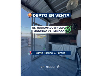 DEPTO AMPLIO Y MODERNO EN VENTA